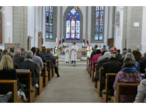 Feier der 1. Heiligen Kommunion in Sankt Crescentius (Foto: Karl-Franz Thiede)